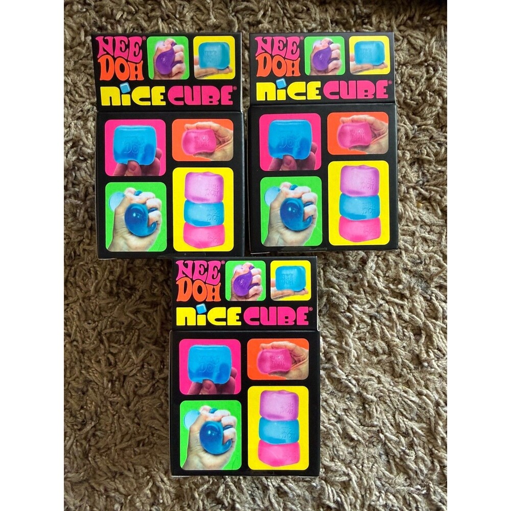 [1 PC] NeeDoh Nice Cube - Sensory Squishy Fidget, Sensory: Toy Assorted Colours - Picture 3 of 4